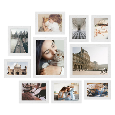 Cloud white large photo frame