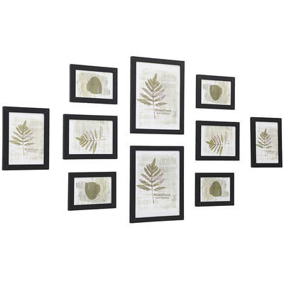 Ink black large photo frame