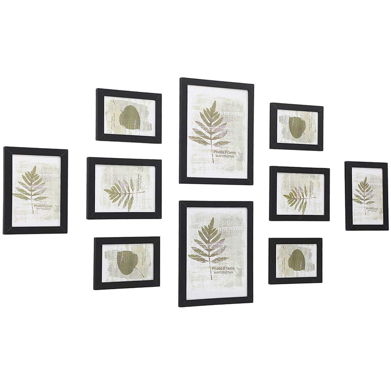 Ink black large photo frame