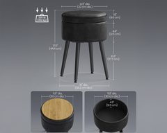 Ottoman Storage Foot Stool