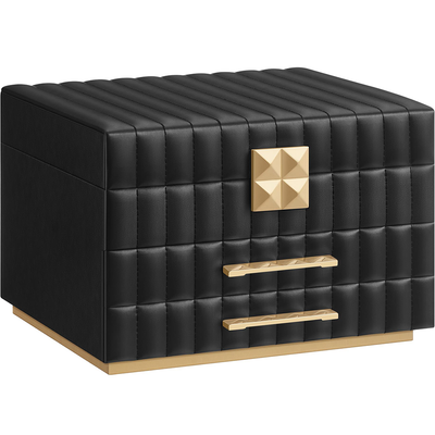 Ink black jewellery box closed