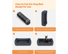 Dog Bed Cushion Dog Bed Removable And Washable