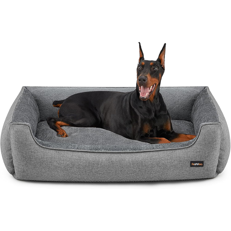 XXL dark grey dog bed