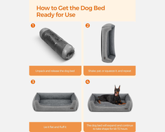 Dog Bed Cushion Dog Bed Removable And Washable