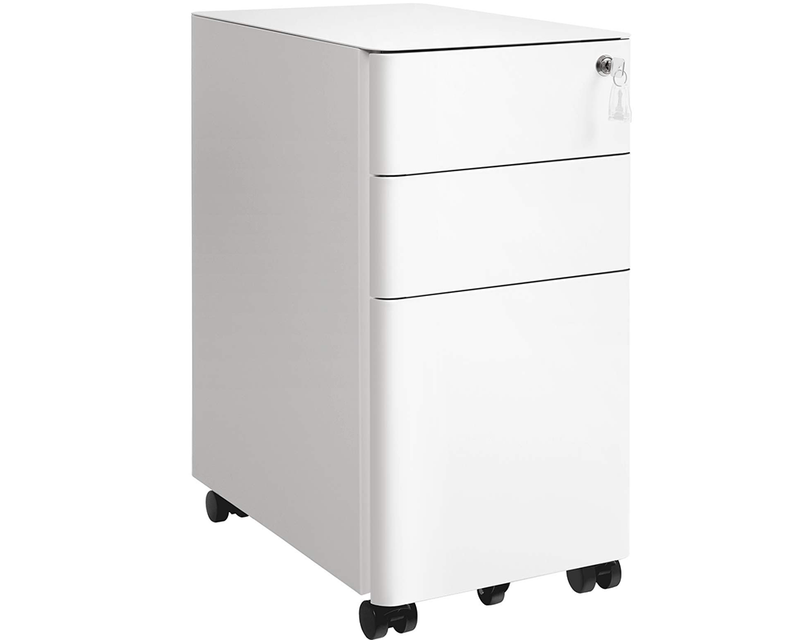 VASAGLE Office file Cabinet with Wheels File Organiser