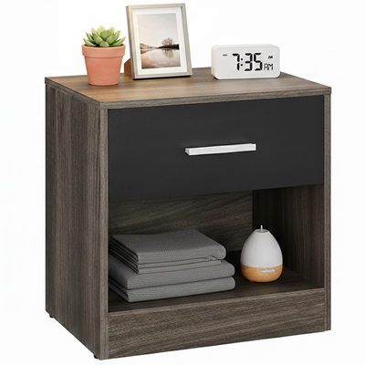 Bedside Table with Drawers