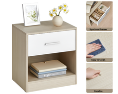 Bedside Table with Drawers