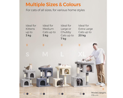 Cat Tree House with Scratching Posts