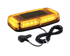 6 COB LED Beacon Flashing Magnetic Emergency Warning Strobe Amber Light 12/24V - Amber light