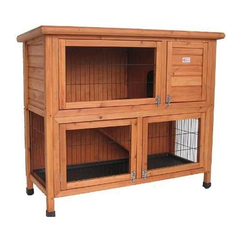 Wooden rabbit hutch