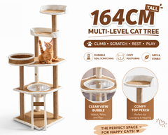 Cat Tree House Scratching Post Condo