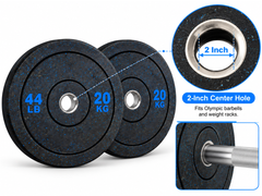 Bumper Plates Weight plates 20KG 2 PCS
