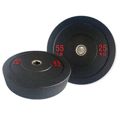 25kg rubber weight plate front