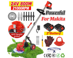 Lawn Mower Cordless Weed Cutter Garden Trimmer - Lawn Mower Cordless Pruning Cutter Weed Wacker Garden Trimmier