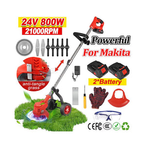 Lawn Mower Cordless Weed Cutter Garden Trimmer