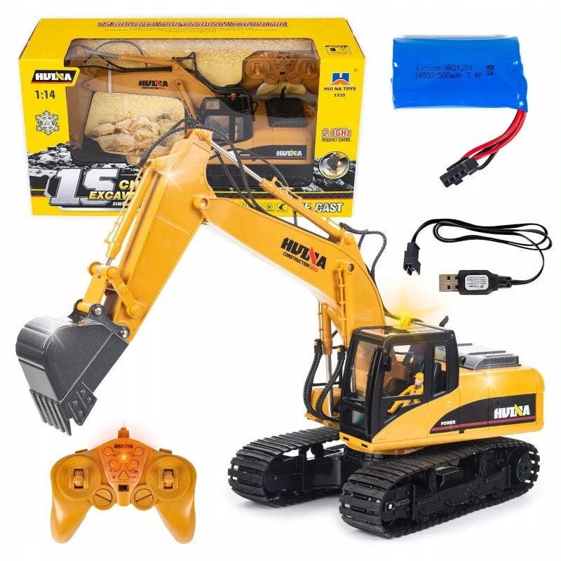 Digger Excavator Kids Riding Toys Ride-On Car Toy Truck Toddler