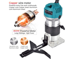 Wood Router with Bit Set Electric Wood Router 800W for DIY & Trimming Work