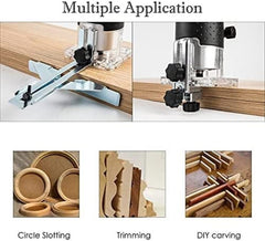 Wood Router Tool with Woodworking Bit