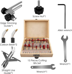 Wood Router Tool with Woodworking Bit