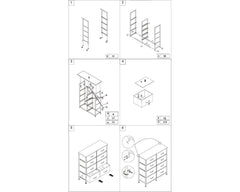 Chest of 8 Drawers Dresser Tallboy