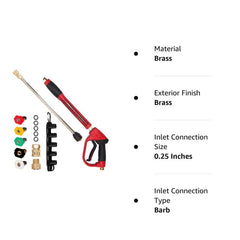 High Pressure Washer Gun Kit