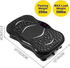 Full Body Fitness Vibration Plate Exercise Machine for Home Gym