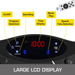 Full Body Fitness Vibration Plate Exercise Machine for Home Gym