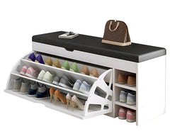 Shoe Rack Bench Seat Storage Cabinet