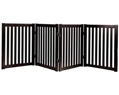 Wooden Pet Safety Gate Barrier Portable Door 3 Panel