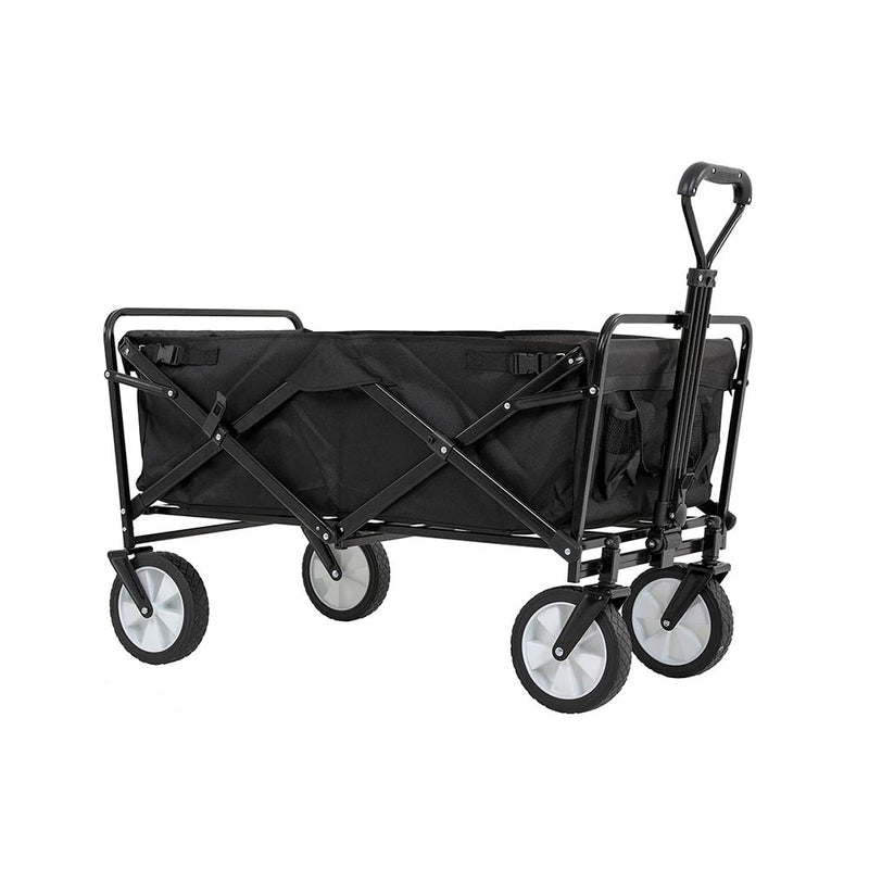 Black garden trolley cart