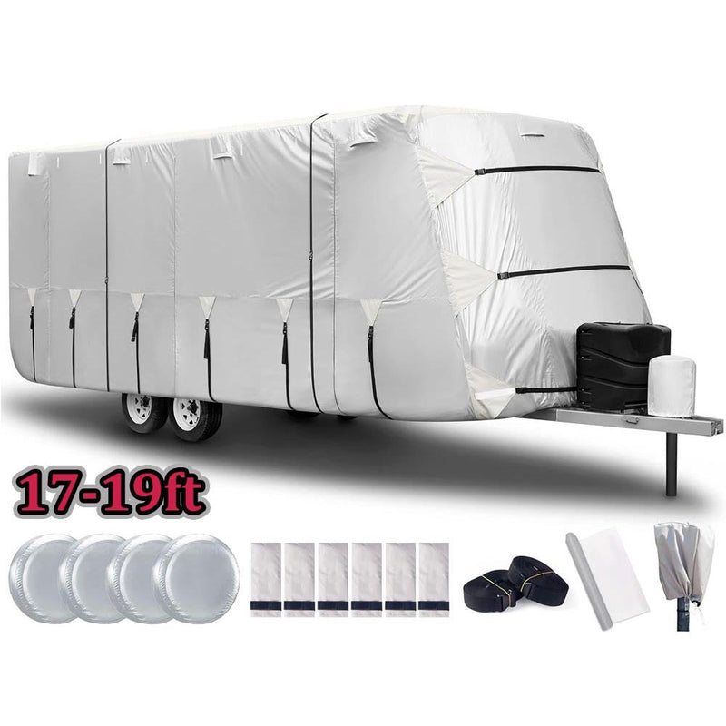 Camper caravan cover for 17 to 19 feet trailers