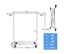 Steel Clothes Rack Garment Rack