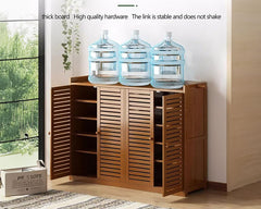 Wooden 30 Pair Shoe Storage