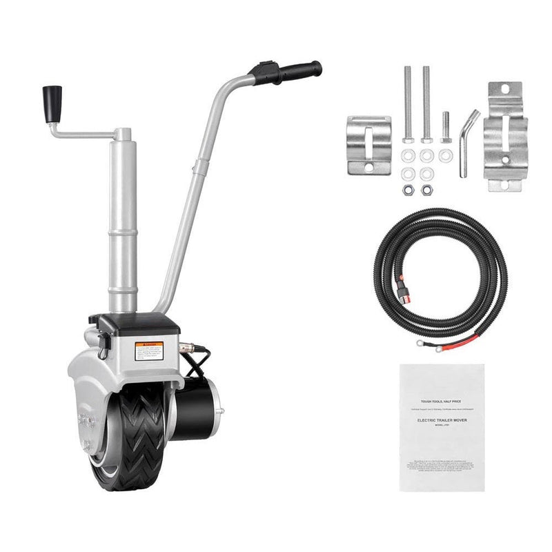 Electric jockey wheel dolly