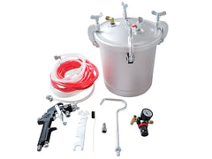 Pressure Tank Pot With Spray Gun Gauge Hose House DIY Painting Air Tools 10Litre