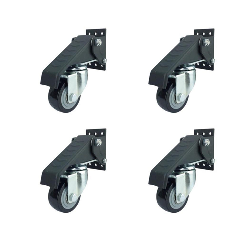 Workbench caster wheel set