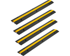 1 Channel Cable Protector Solid Ramp 4 Pack