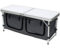 Folding Camping Table with storage