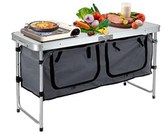 Folding Camping Table with storage