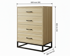 Tallboy with Drawers Chest of Drawers
