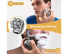 Electric Head Shaver Men Grooming Kit