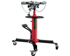 Transmission jack with safety chain
