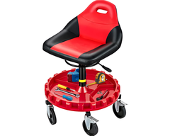 Rolling Workshop Seat With Adjustable Height