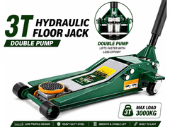 3 Ton Hydraulic Floor Jack – Heavy Duty Low Profile Car Jack for Garage Workshop