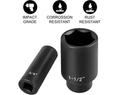 29 PCS Deep Impact Socket Set