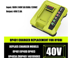 RYOBI battery charger OP401