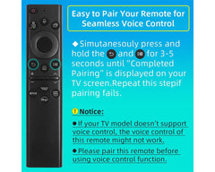 Replacement Solar Samsung TV Remote