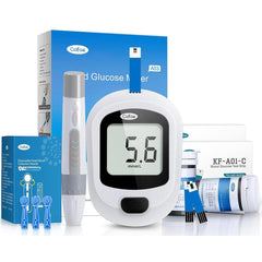 Glucose Monitor Kit with Test Strips and Lancets - Glucose Meter