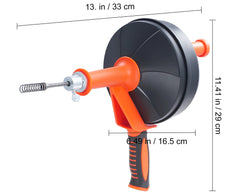 Plumbing Snake Drain Auger Sink Clog Remover Cleaner