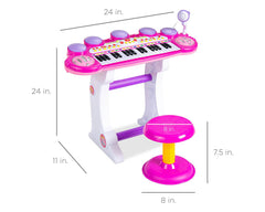 Kids Electronic Piano Pink